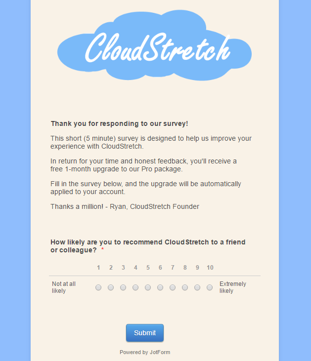 CloudStretch Finished Survey.png