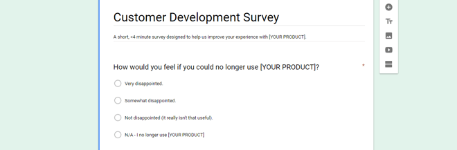 product survey
